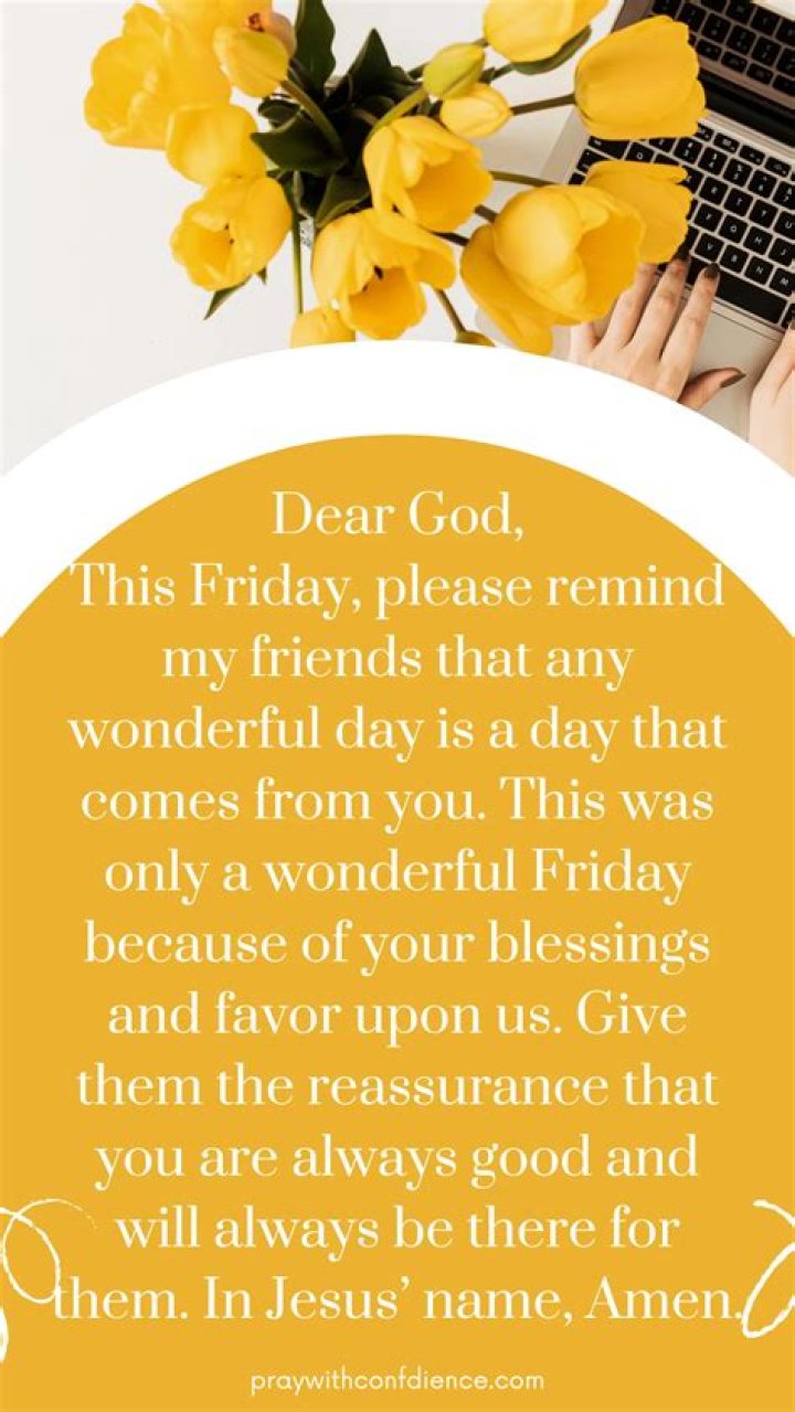 Embracing The Serenity Of Friday Blessings Prayer