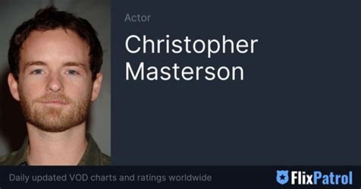 Exploring The World Of Christopher Masterson: Movies And TV Shows