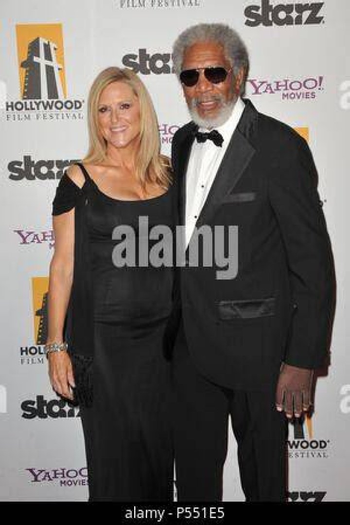 Freeman, wife Lori Mccreary 14th Ann. Hollywood Awards Gala