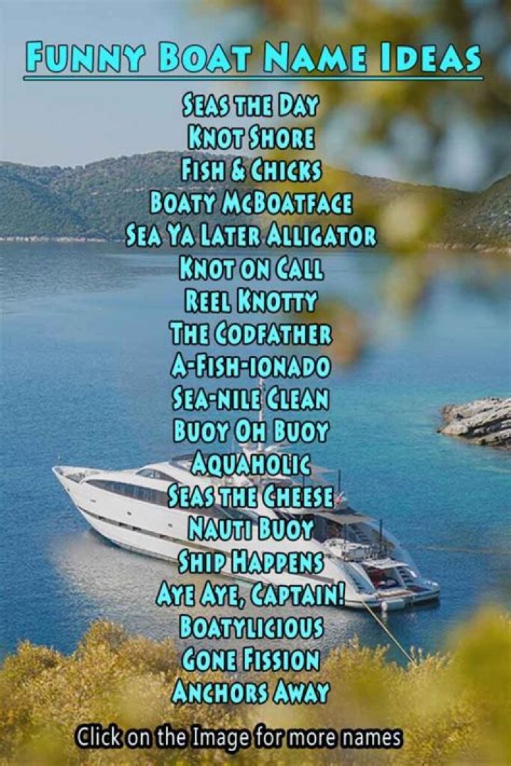 Hilarious Names For Your Boat: A Guide To Funny Boat Names
