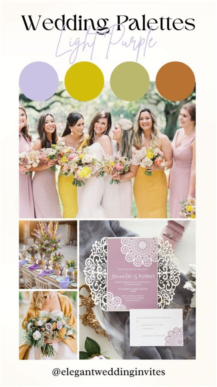Majestic Purple And Gold: A Regal Wedding Color Palette