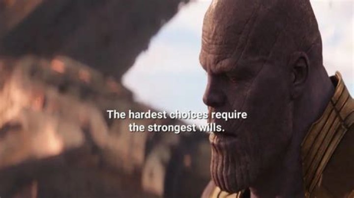 Unraveling The Wisdom Of Thanos: The Strongest Will