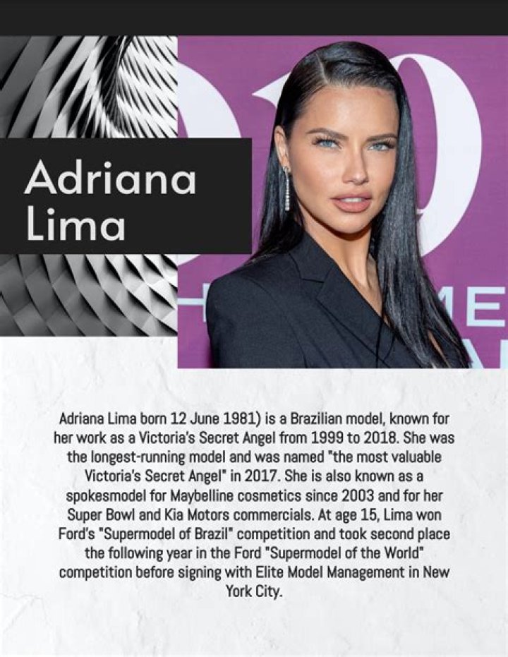 When Did Adriana Lima Give Birth To Her First Child? - Complete Timeline